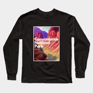 Canyonlands National Park hike Utah United States Long Sleeve T-Shirt